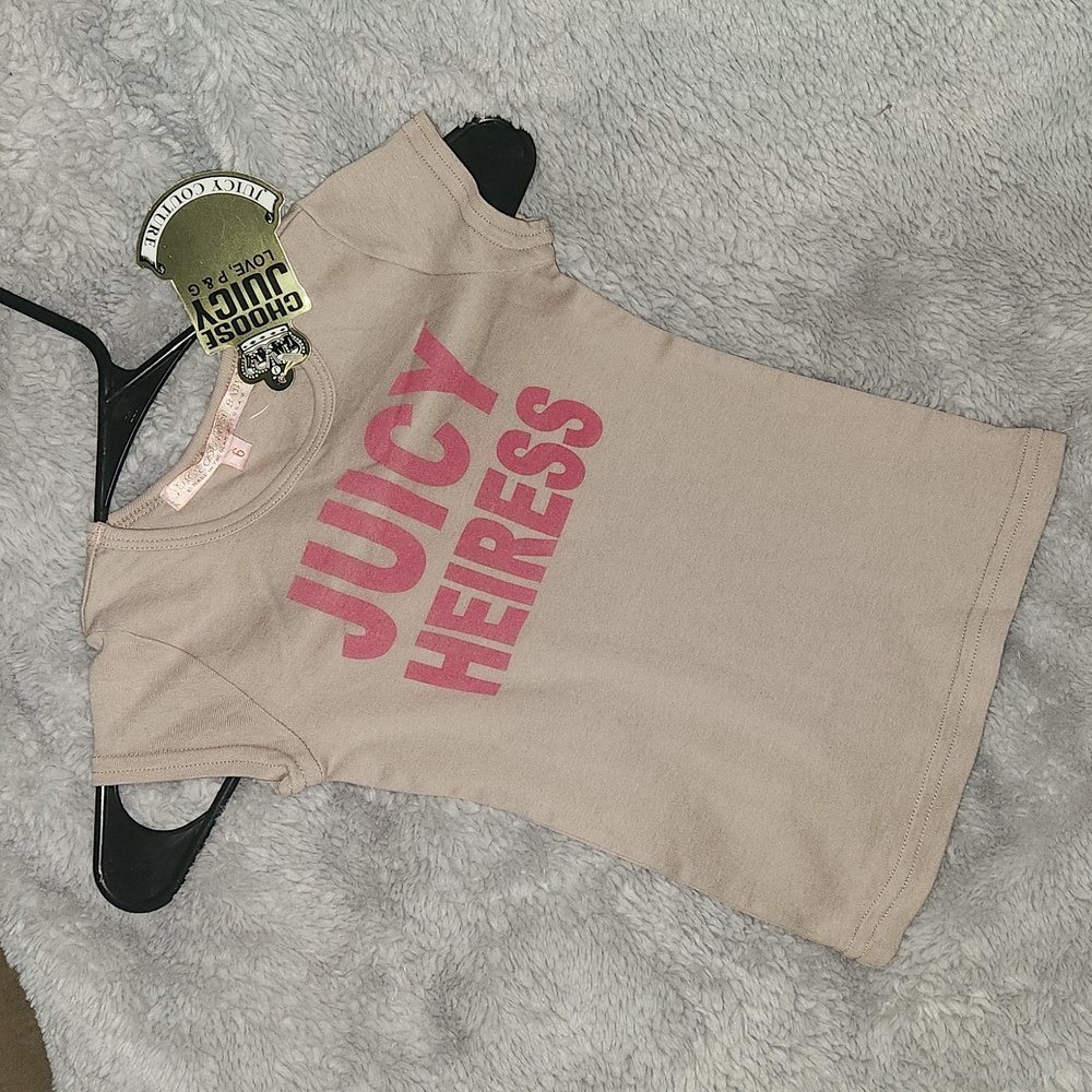 Juicy Couture Baby Vintage Graphic TShirt - Size 6